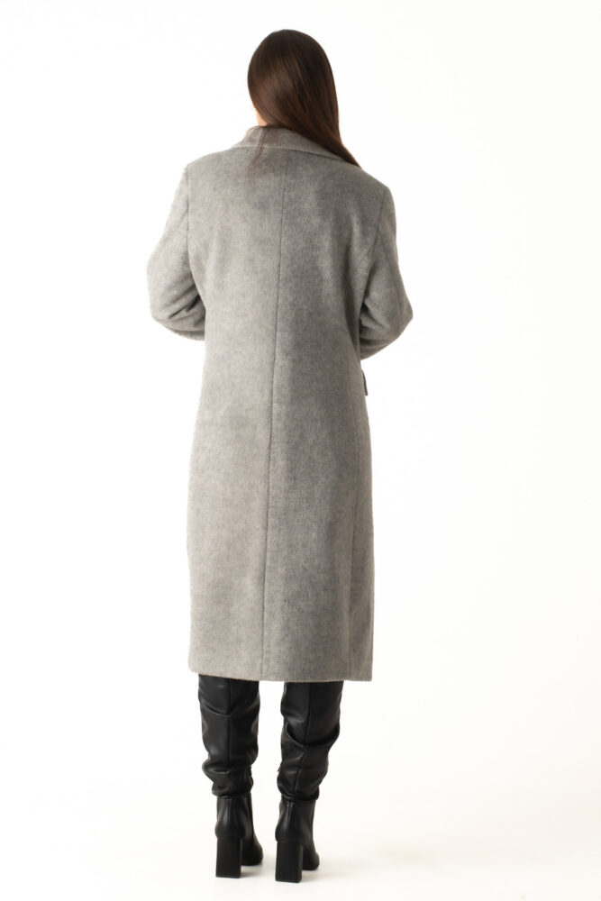 Gianni Morati Παλτό Μονόχρωμο Γκρί - Image 4
