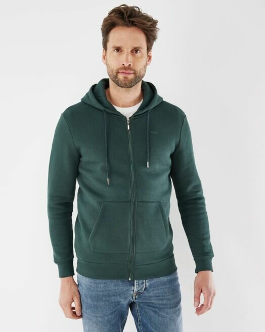 Mexx Σκούρο Πράσσινο Φούτερ Ζακέτα Φερμουάρ