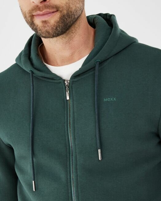 Mexx Σκούρο Πράσσινο Φούτερ Ζακέτα Φερμουάρ - Image 4