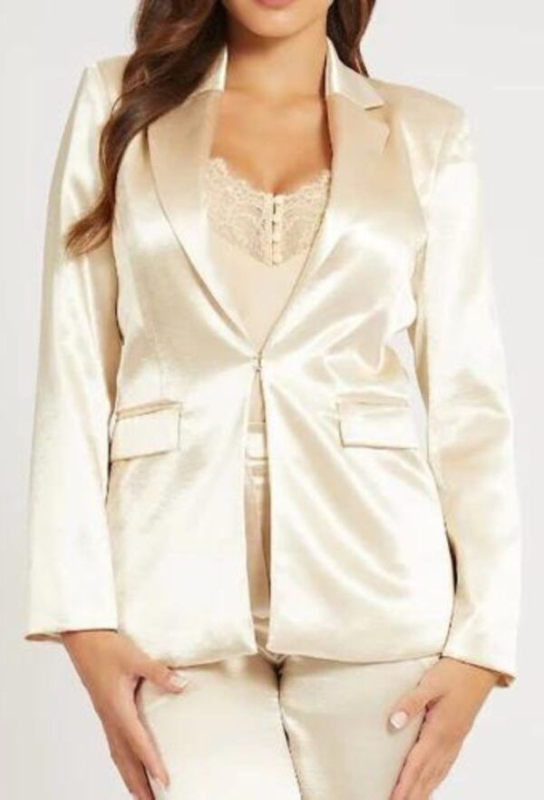 Guess Σακάκι Σατέν Σαμπανί