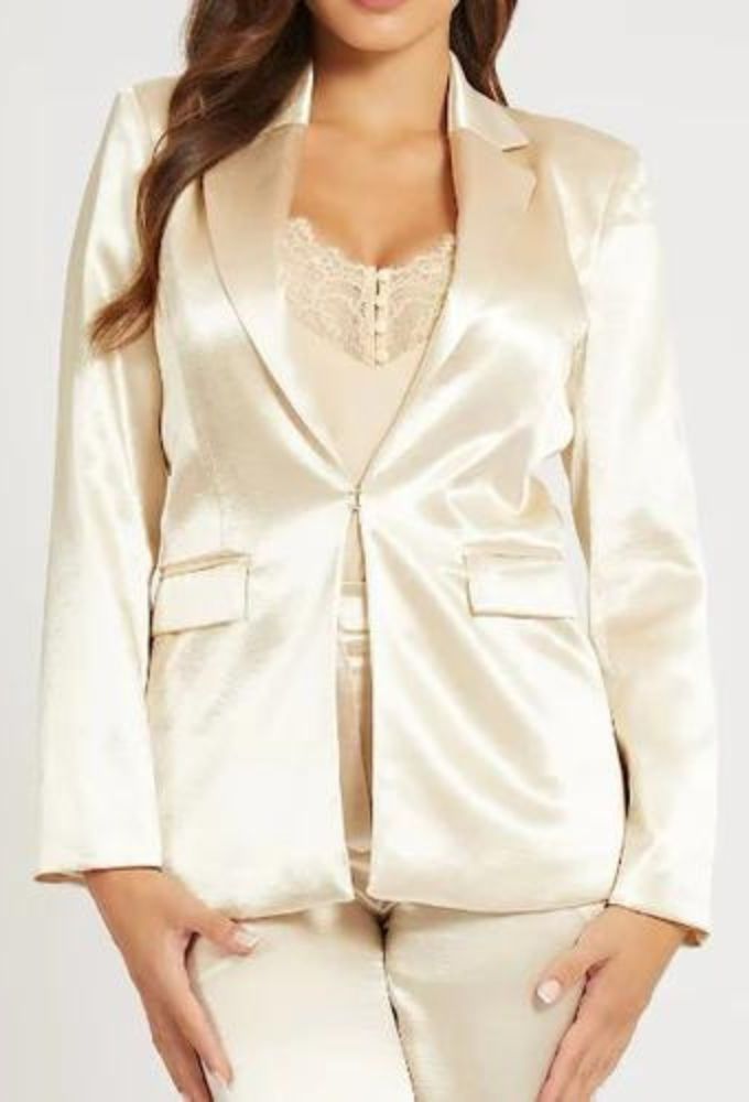 Guess Σακάκι Σατέν Σαμπανί