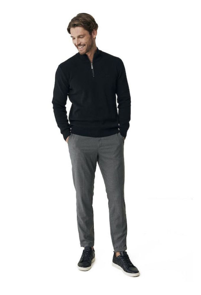 Mexx Fashion Ανδρικό Πουλόβερ Μακρυμάνικο Μαύρο - Image 2