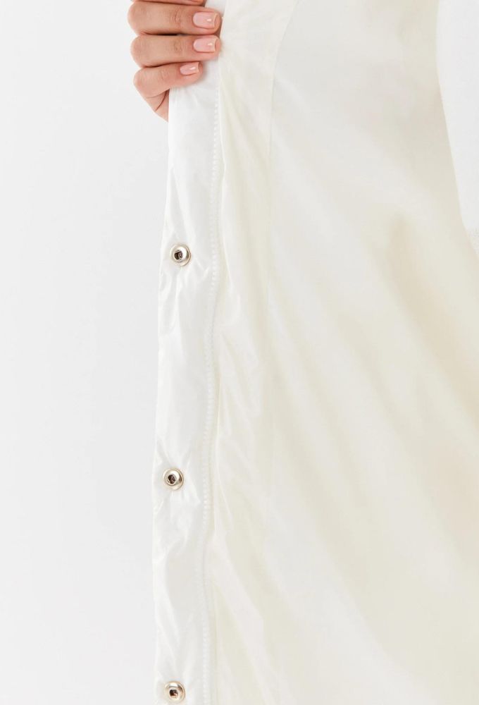 Liu Jo Γυναικείο Αμάνικο Μπουφάν Άσπρο - Image 7