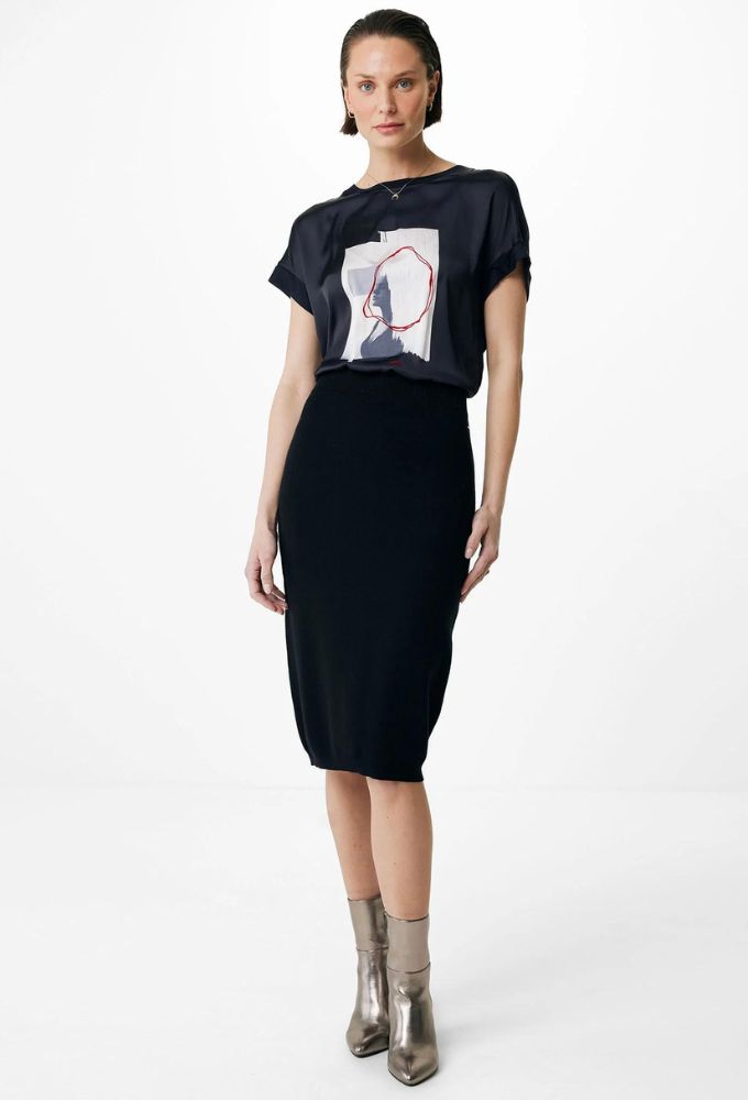 Mexx Fashion Γυναικείο T-shirt Μαύρο με Στάμπα - Image 2