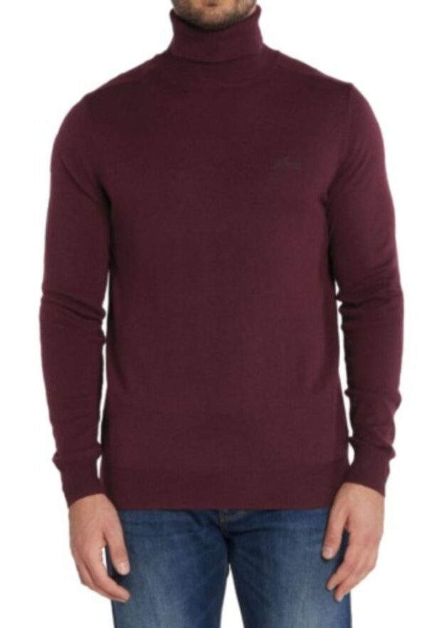 Guess Πουλόβερ Μπορντό Ζιβάγκο από Σύμμεικτο Μετάξι