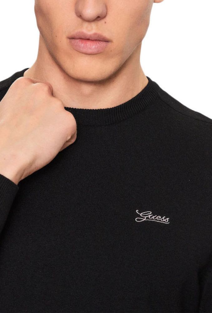 Guess Ανδρικό Πουλόβερ Μαύρο - Image 2