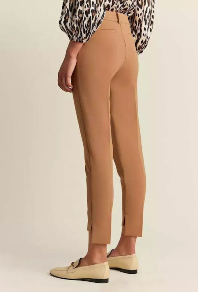 Forel Γυναικείο Υφασμάτινο Παντελόνι Καφέ - Image 3