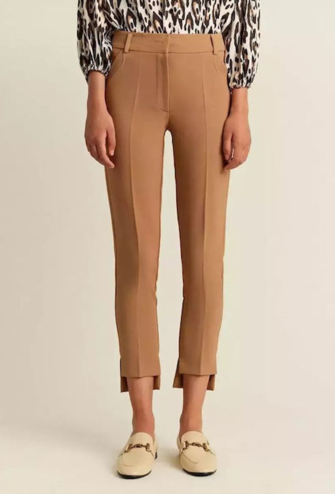 Forel Γυναικείο Υφασμάτινο Παντελόνι Καφέ