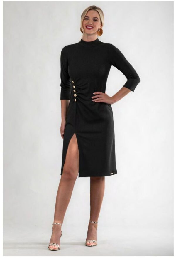 Le Vertige Μαύρο Midi Φόρεμα