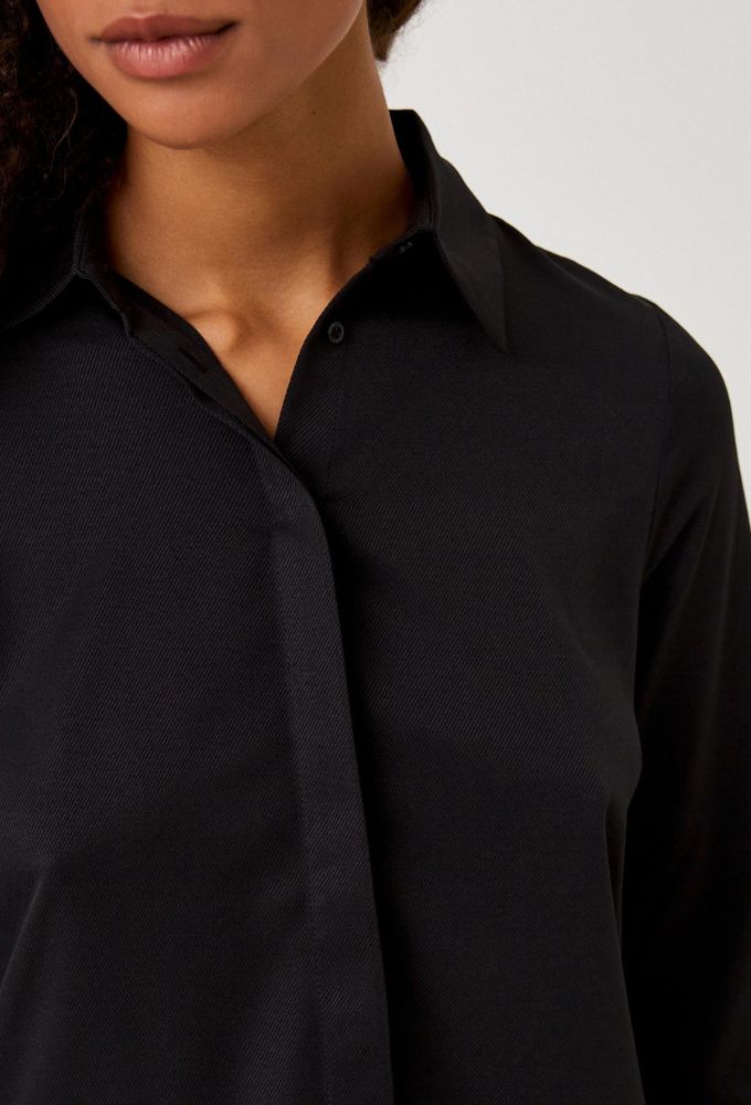 Mexx Fashion Γυναικείο Μαύρο Πουκάμισο - Image 2