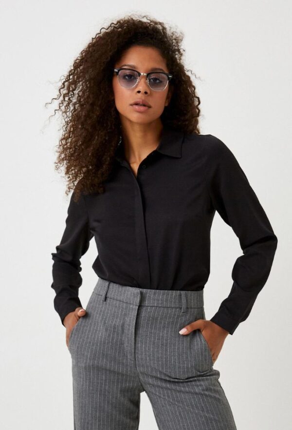 Mexx Fashion Γυναικείο Μαύρο Πουκάμισο