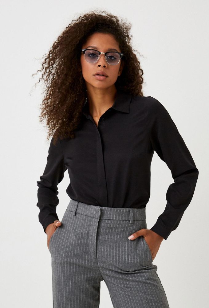 Mexx Fashion Γυναικείο Μαύρο Πουκάμισο