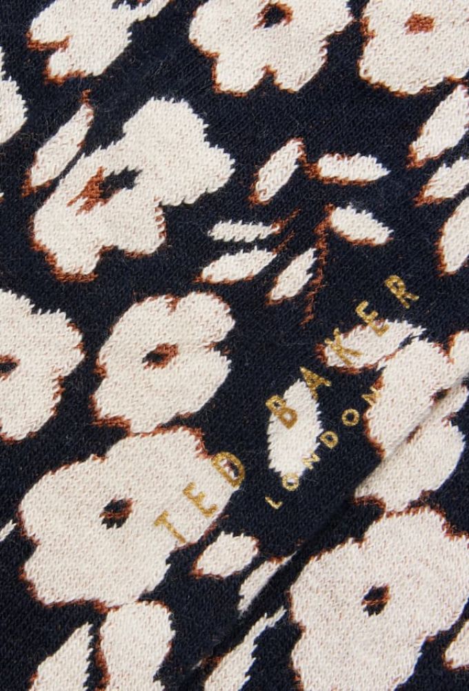 Ted Baker Κάλτσες Ανδρικές Mπλέ Σκούρο Floral - Image 2