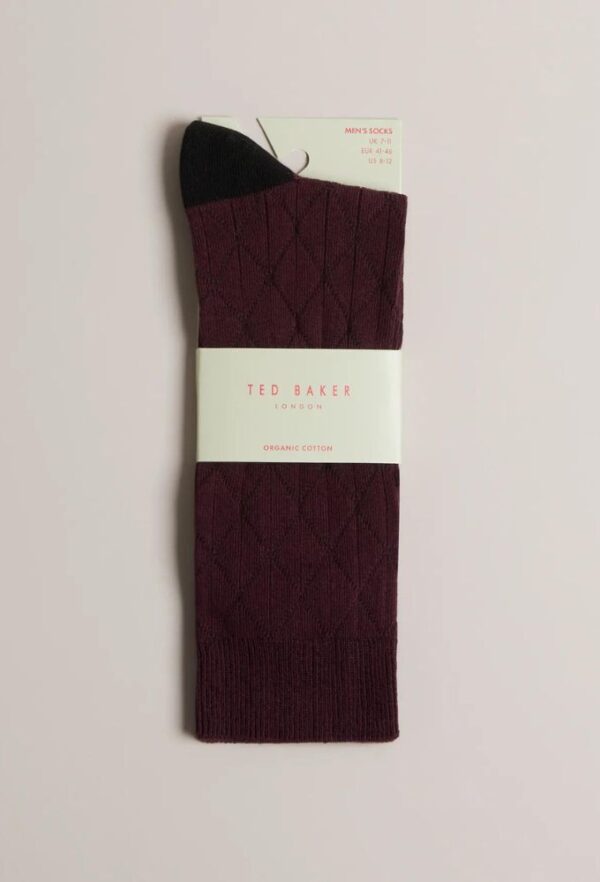 Ted Baker Κάλτσες Ανδρικές Μπορντό