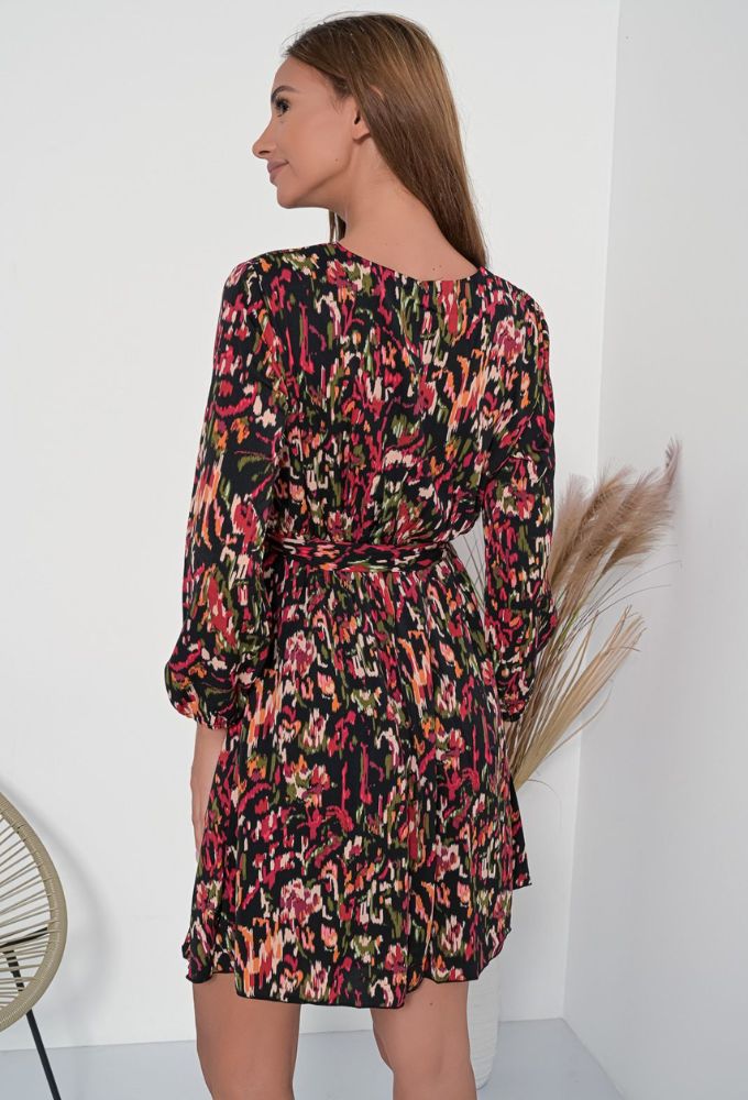 Fullah Sugah Φόρεμα Εμπριμέ με Κρουαζέ Ντεκολτέ - Image 2