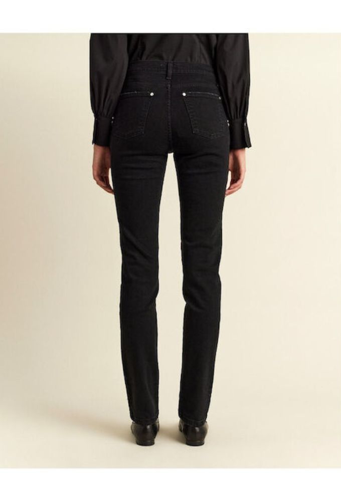 Forel Γυναικείο Jean Παντελόνι Μαύρο - Image 3