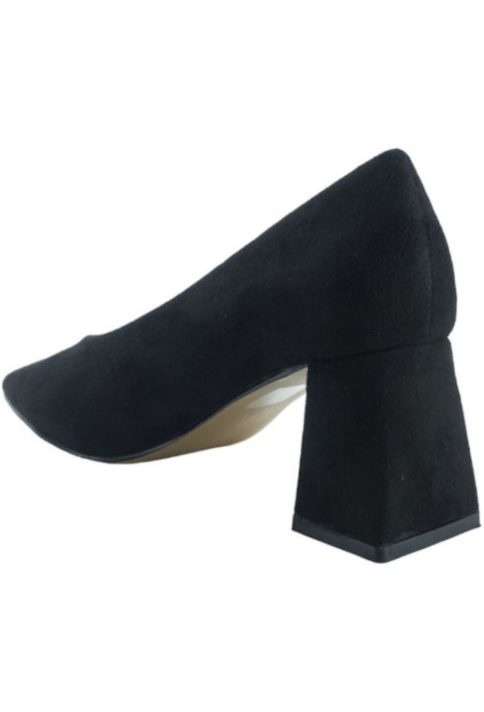 Corina Γόβες Μαύρες με Τετράγωνο Τακούνι - Image 3