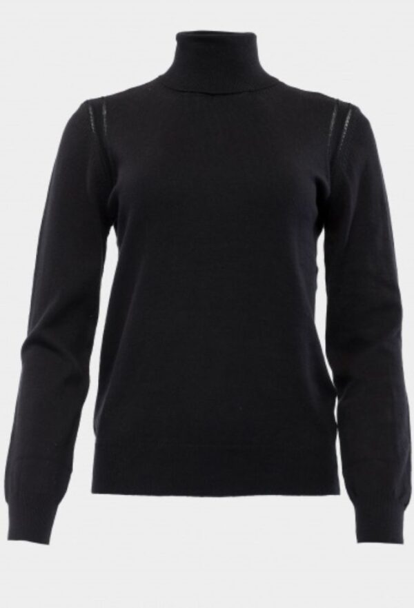 Mexx Fashion Γυναικείο Μαύρο Πλεκτό Ζιβάγκο