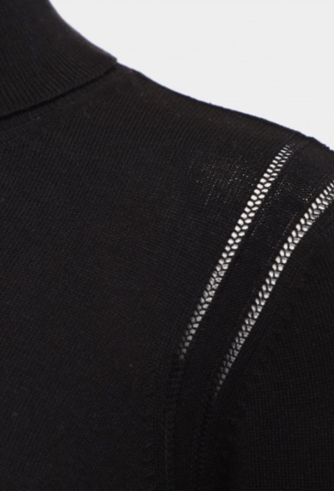 Mexx Fashion Γυναικείο Μαύρο Πλεκτό Ζιβάγκο - Image 2