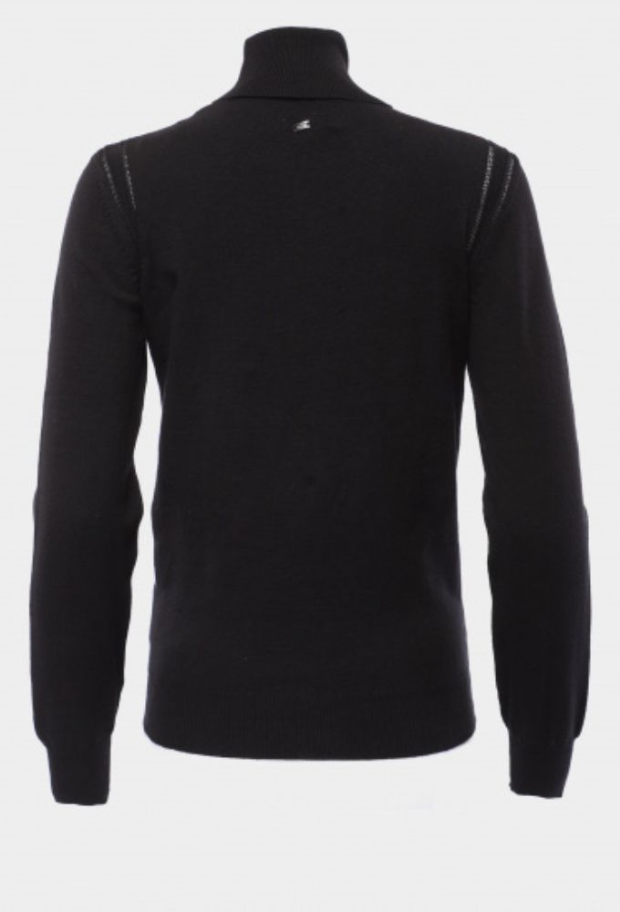 Mexx Fashion Γυναικείο Μαύρο Πλεκτό Ζιβάγκο - Image 3