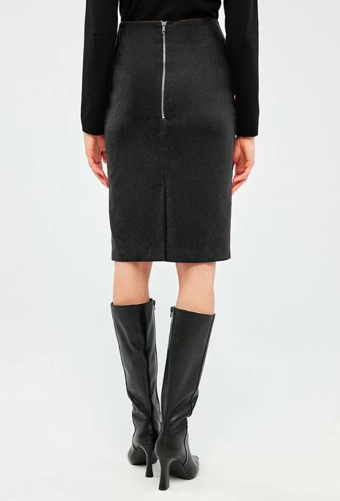 Forel Γυναικεία Φούστα Pencil Μπλέ Σκούρο - Image 2