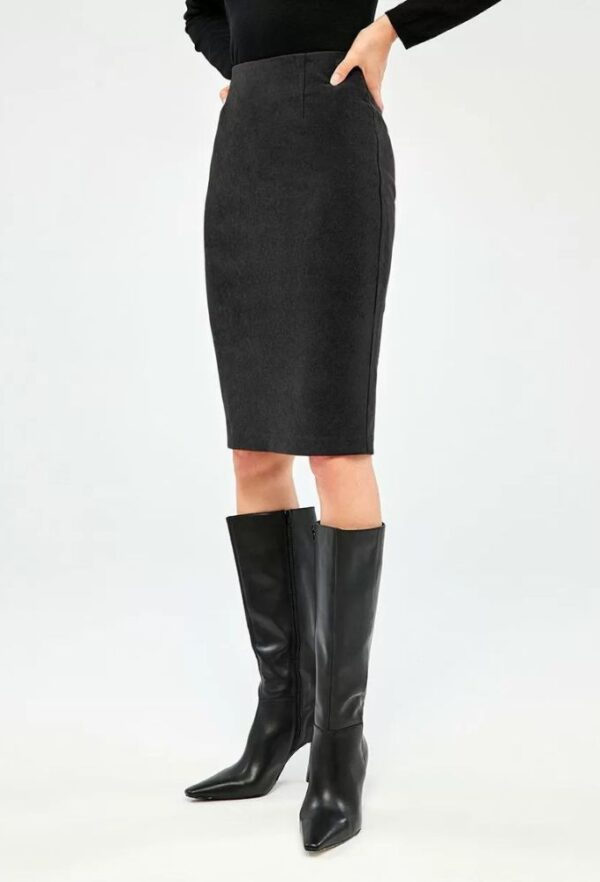 Forel Γυναικεία Φούστα Pencil Μπλέ Σκούρο