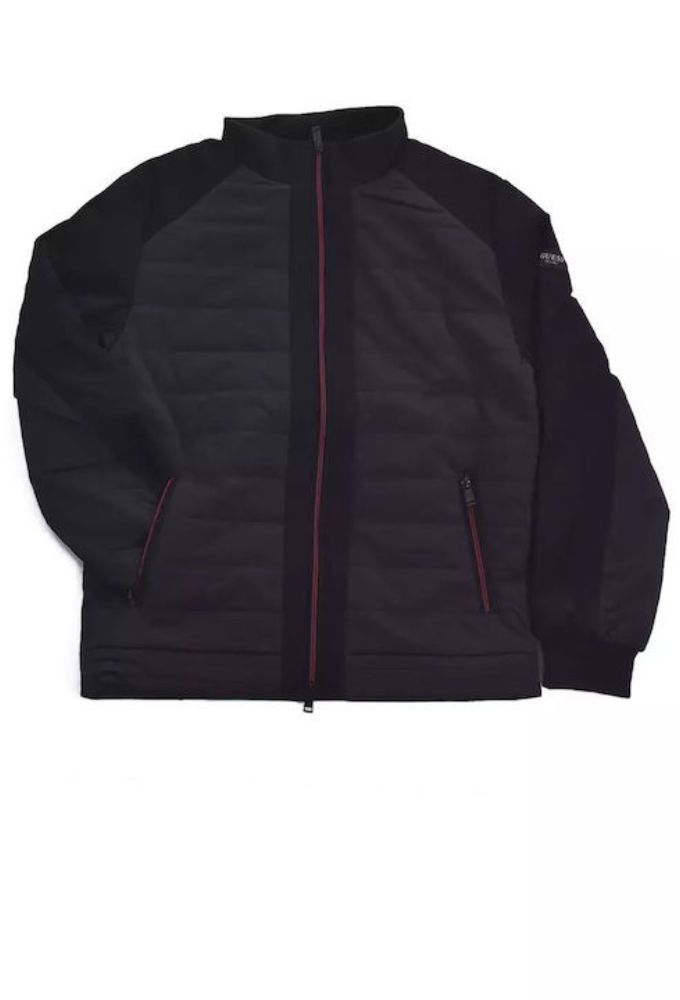 Guess Ανδρικό Μπουφάν Αδιάβροχο Μαύρο - Image 3