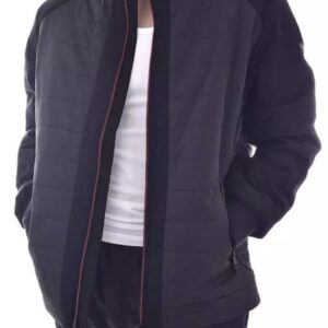 Guess Ανδρικό Μπουφάν Αδιάβροχο Μαύρο