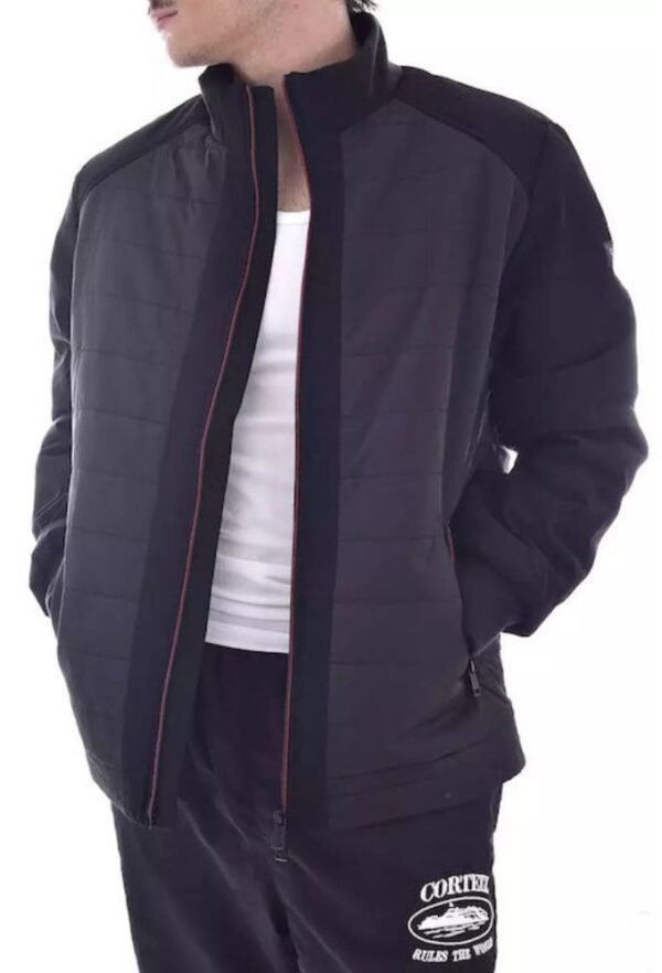 Guess Ανδρικό Μπουφάν Αδιάβροχο Μαύρο