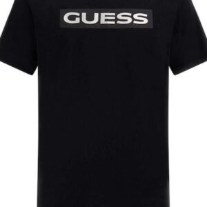 Guess Ανδρικό T-shirt Κοντομάνικο Μαύρο