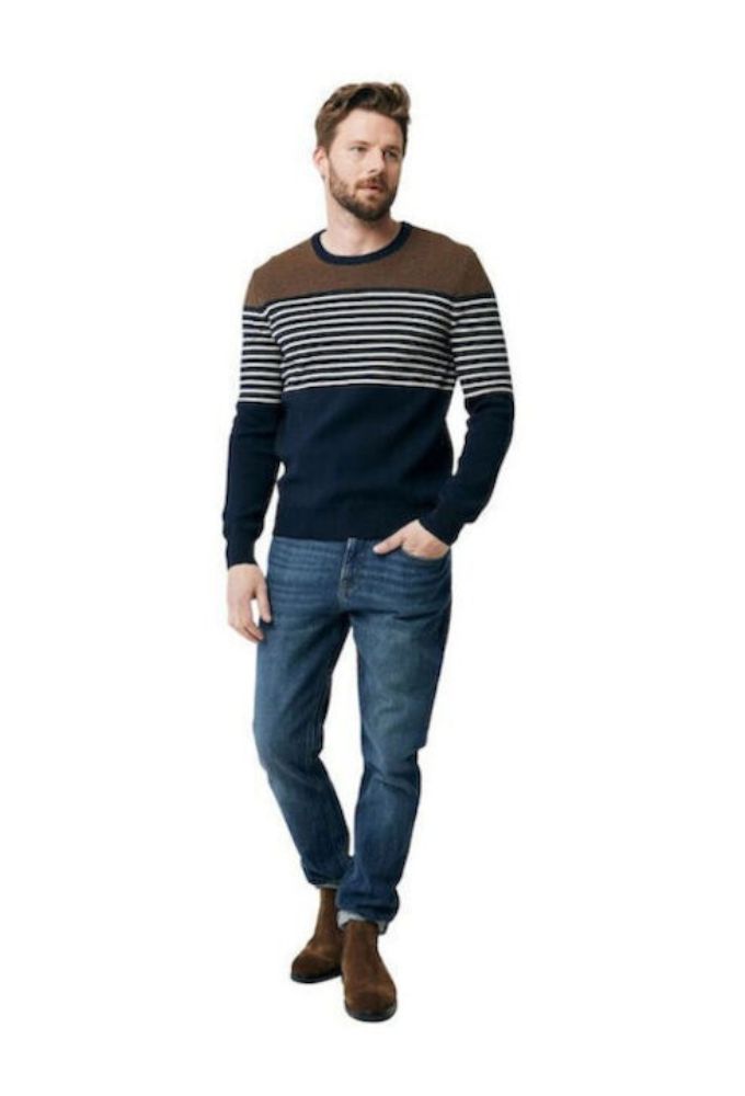 Mexx Fashion Ανδρικό Πουλόβερ Navy Μπλέ - Image 3