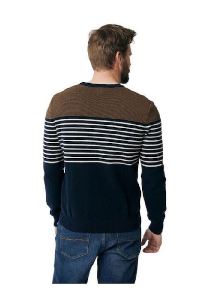 Mexx Fashion Ανδρικό Πουλόβερ Navy Μπλέ - Image 2