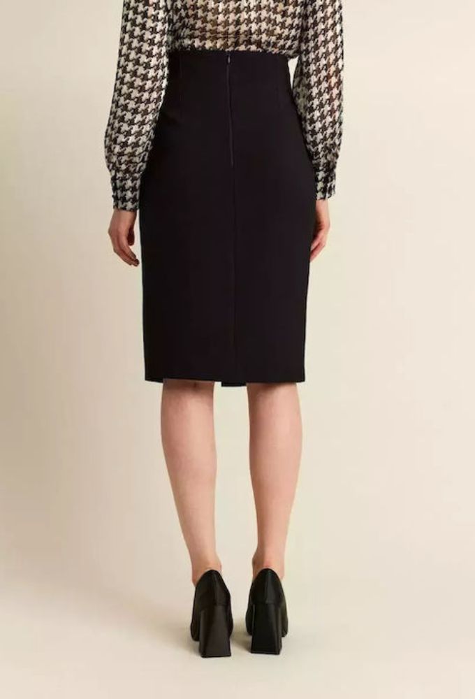 Forel Midi Φούστα σε Μαύρο Χρώμα - Image 2