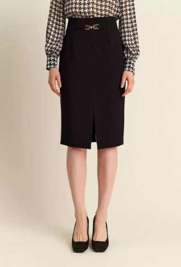 Forel Midi Φούστα σε Μαύρο Χρώμα