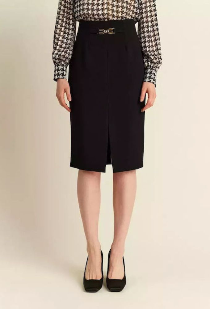 Forel Midi Φούστα σε Μαύρο Χρώμα