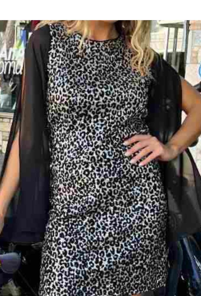 Shine2gether Φόρεμα Mini Μαύρο με Παγιέτες - Image 3