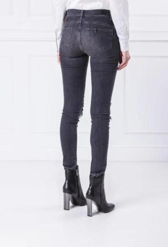 Liu Jo Γυναικείο Skinny Fit Τζιν Παντελόνι Γκρί Σκούρο - Image 2