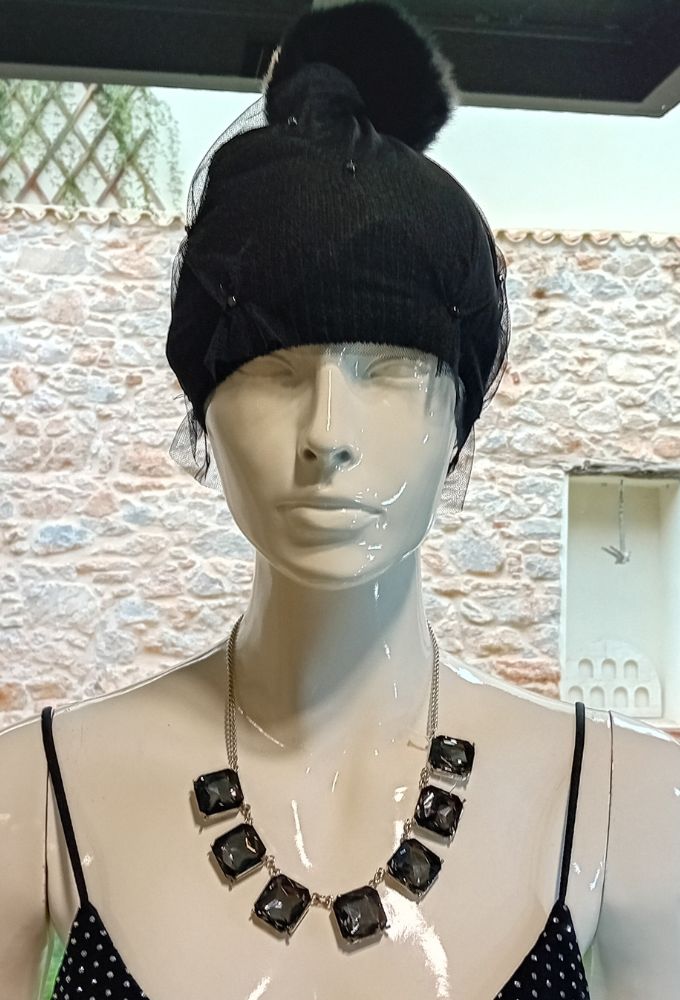 Relish Γυναικείος Μαύρος Σκούφος - Image 4