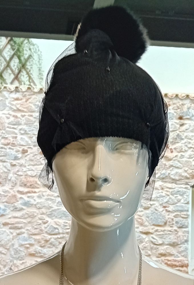 Relish Γυναικείος Μαύρος Σκούφος - Image 3