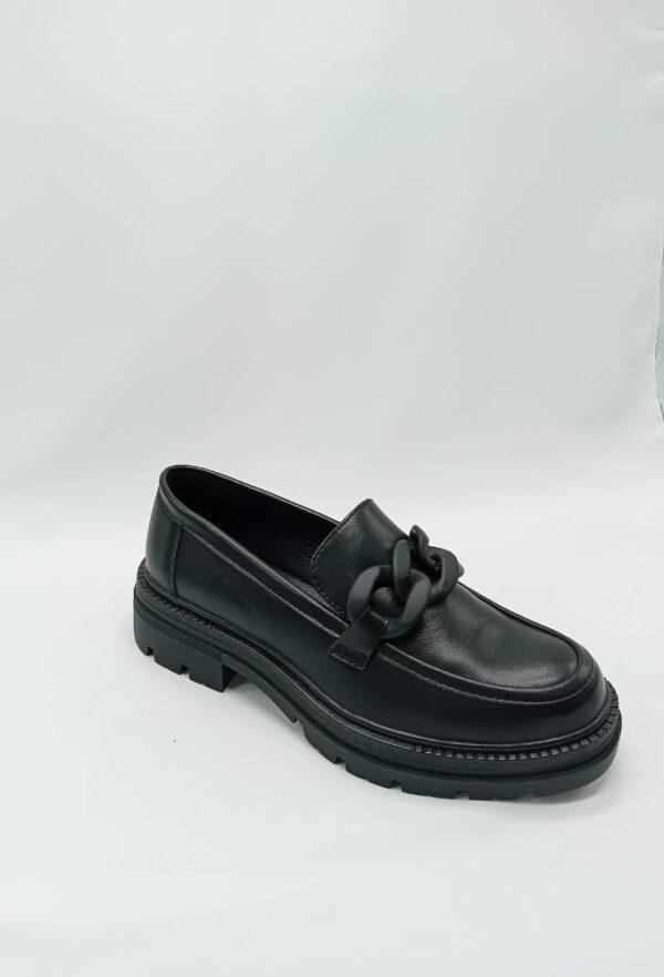 Hispaflex Γυναικεία Μαύρα Μοκασίνια