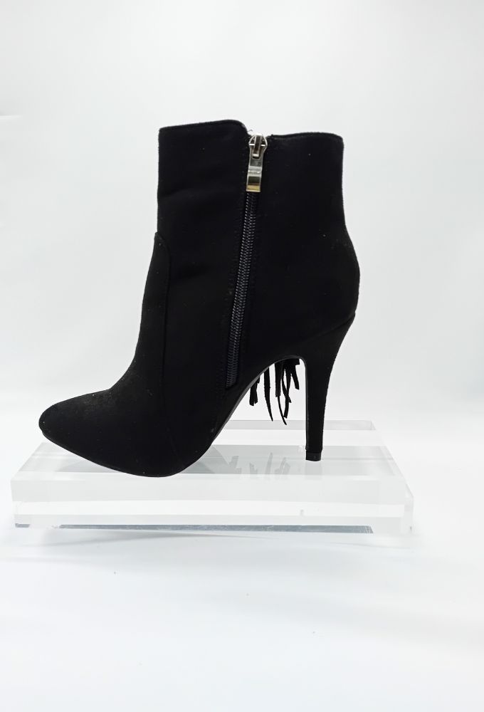 Fullah Sugah Γυναικείo Μαύρo Μπoτάκι με Ψηλό Τακούνι - Image 2