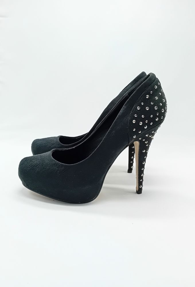 Fullah Sugah Γυναικείες Γόβες Μαύρες με Ψηλό Τακούνι - Image 2