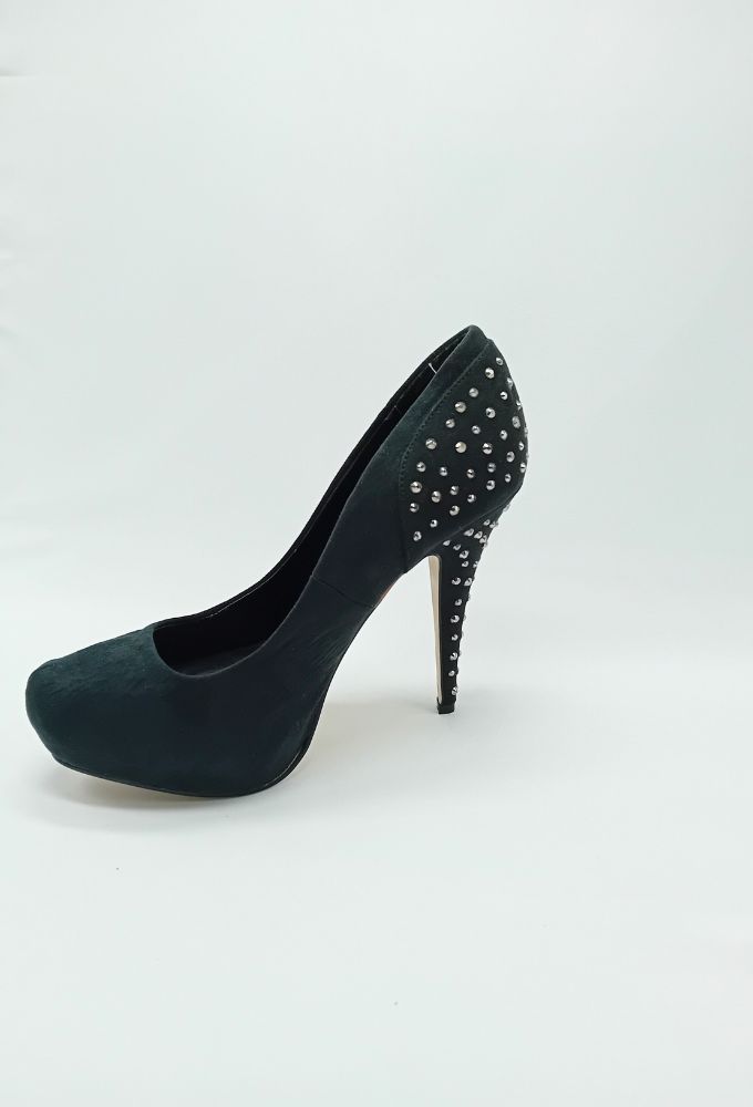 Fullah Sugah Γυναικείες Γόβες Μαύρες με Ψηλό Τακούνι - Image 3