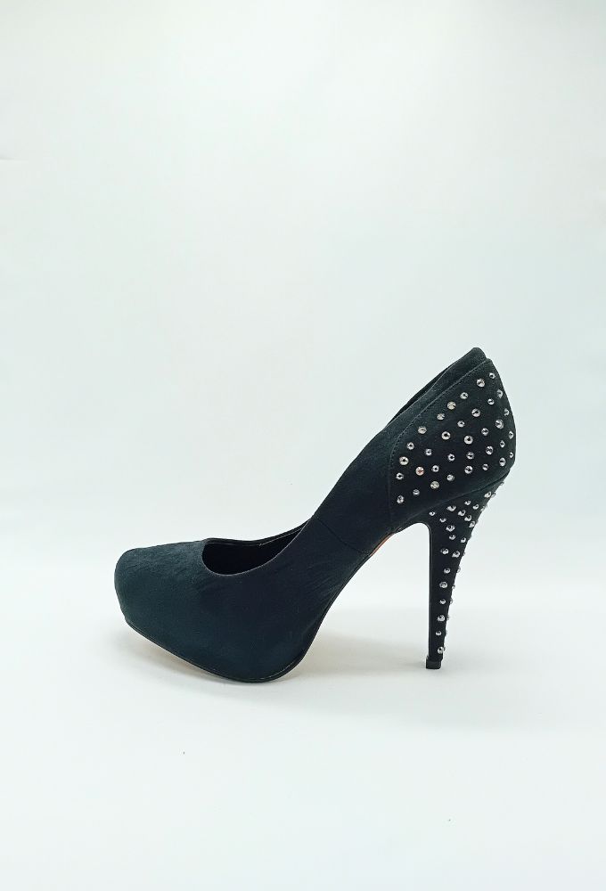 Fullah Sugah Γυναικείες Γόβες Μαύρες με Ψηλό Τακούνι - Image 4