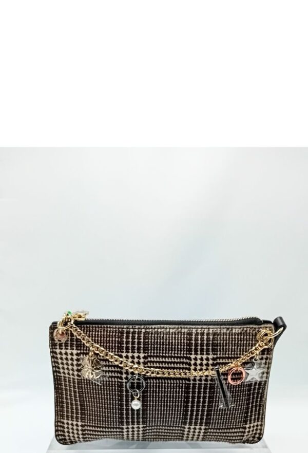 Tous Γυναικείο Τσαντάκι Ώμου/Χιαστί Μαύρο με Διακοσμητική Αλυσίδα