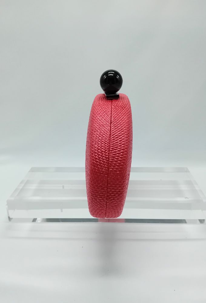 Fragola Κόκκινο Ανοιχτό Clutch Τσαντάκι με Αλυσίδα - Image 5