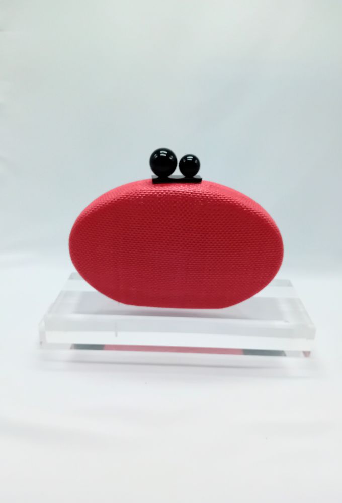 Fragola Κόκκινο Ανοιχτό Clutch Τσαντάκι με Αλυσίδα