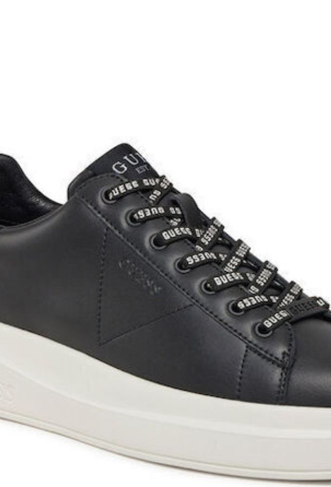 Guess Elba Ανδρικά Sneakers Μαύρα - Image 2