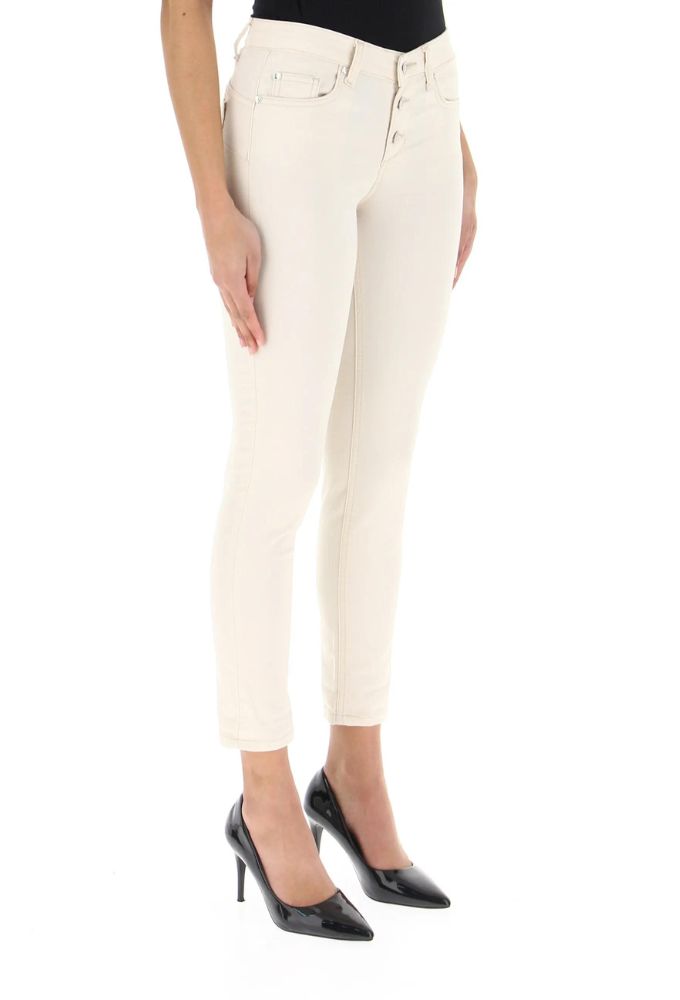 Liu Jo Γυναικείο Παντελόνι Skinny Jean Εκρού - Image 3