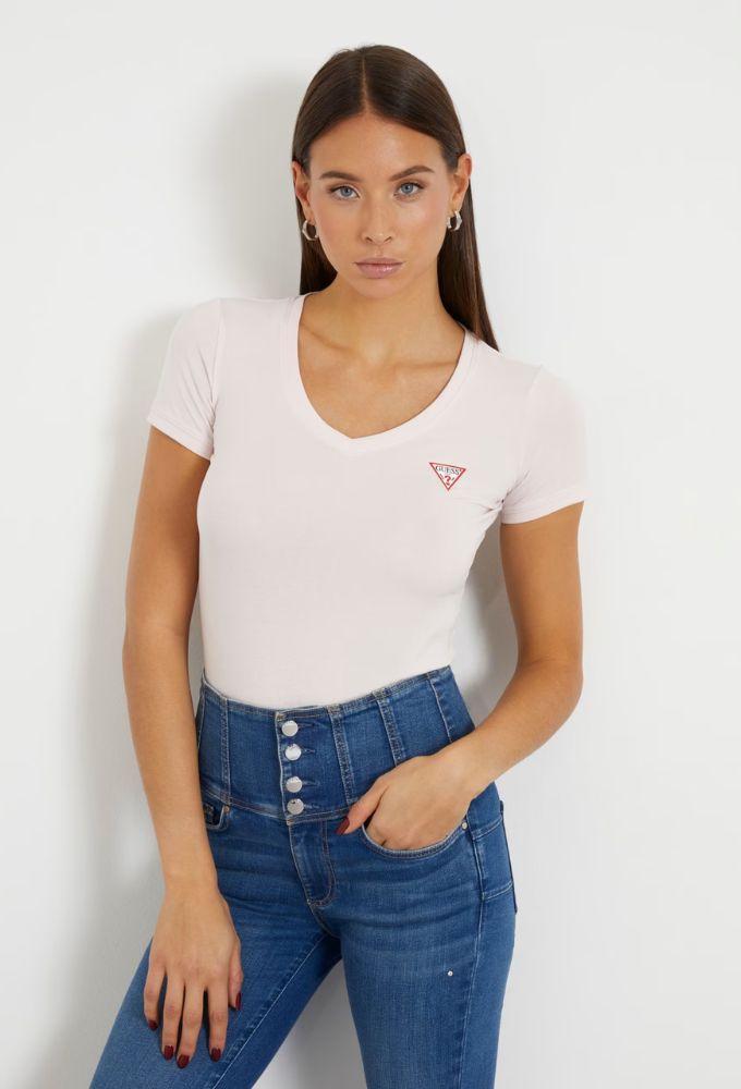 Guess Γυναικείο T-shirt Ροζ